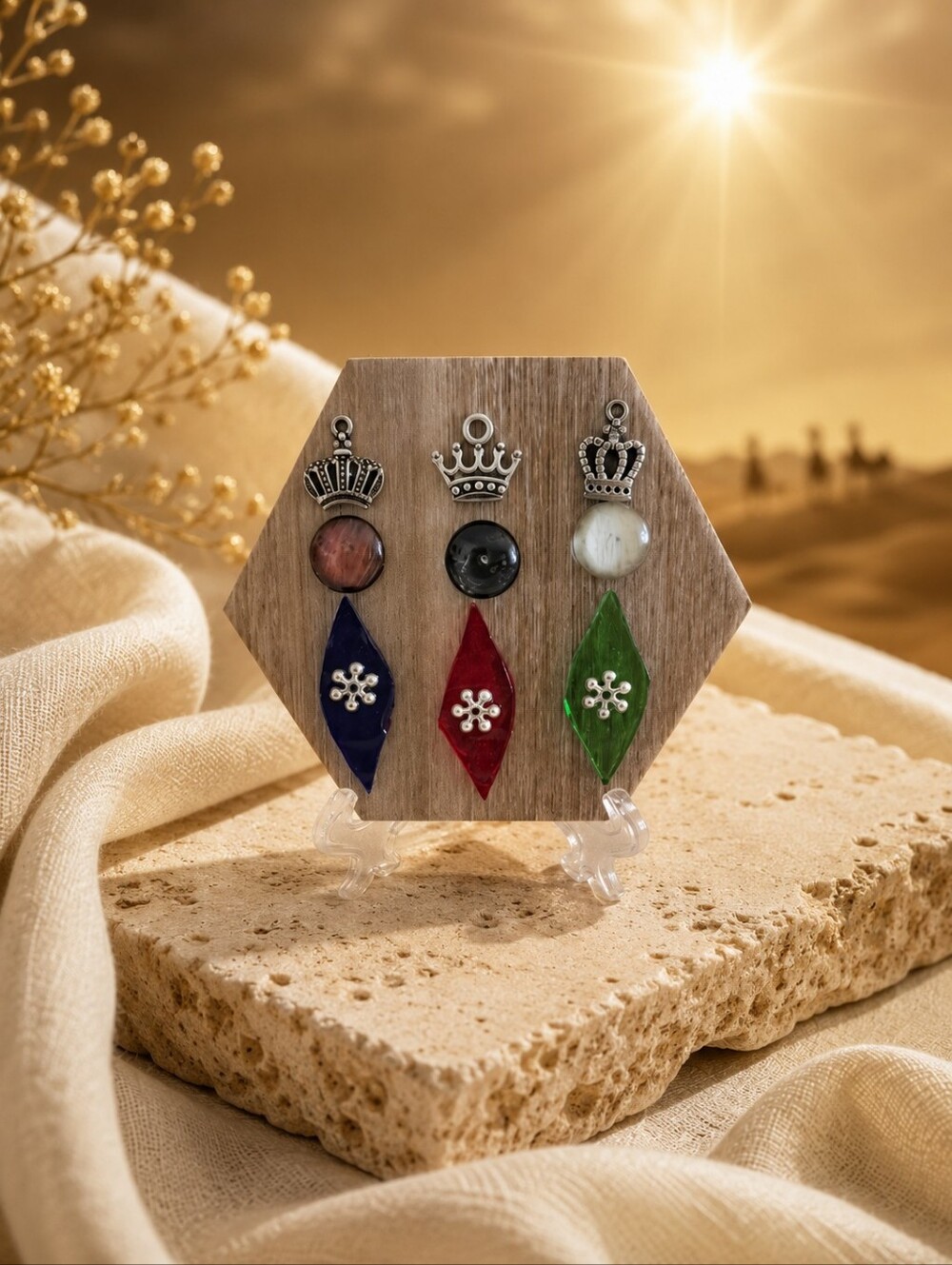 "New" Handcrafted ,THE THREE KINGS Collection✨️